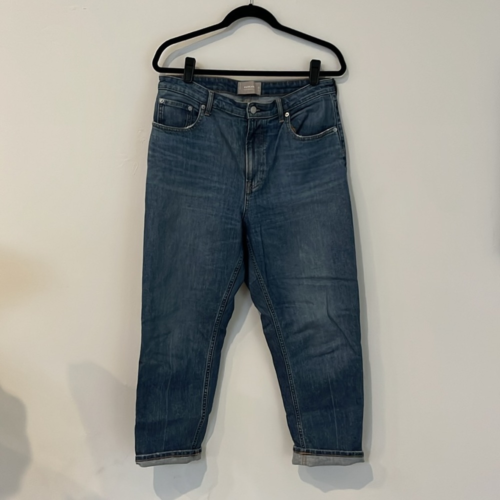 Everlane The High Rise Straight Jean, Size 31 Ankle